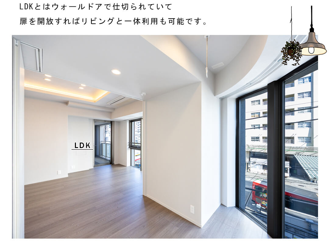 プラド渋谷東の寝室