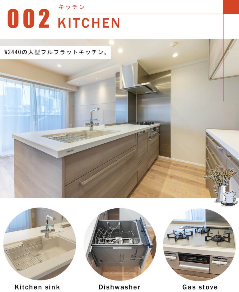 クレッセント渋谷神泉のキッチン