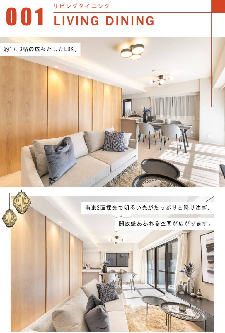 ヴィラージュ南青山のリビングダイニング