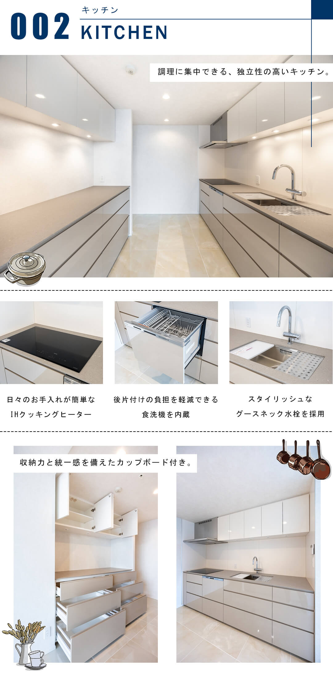 東京ツインパークスライトウィングのキッチン