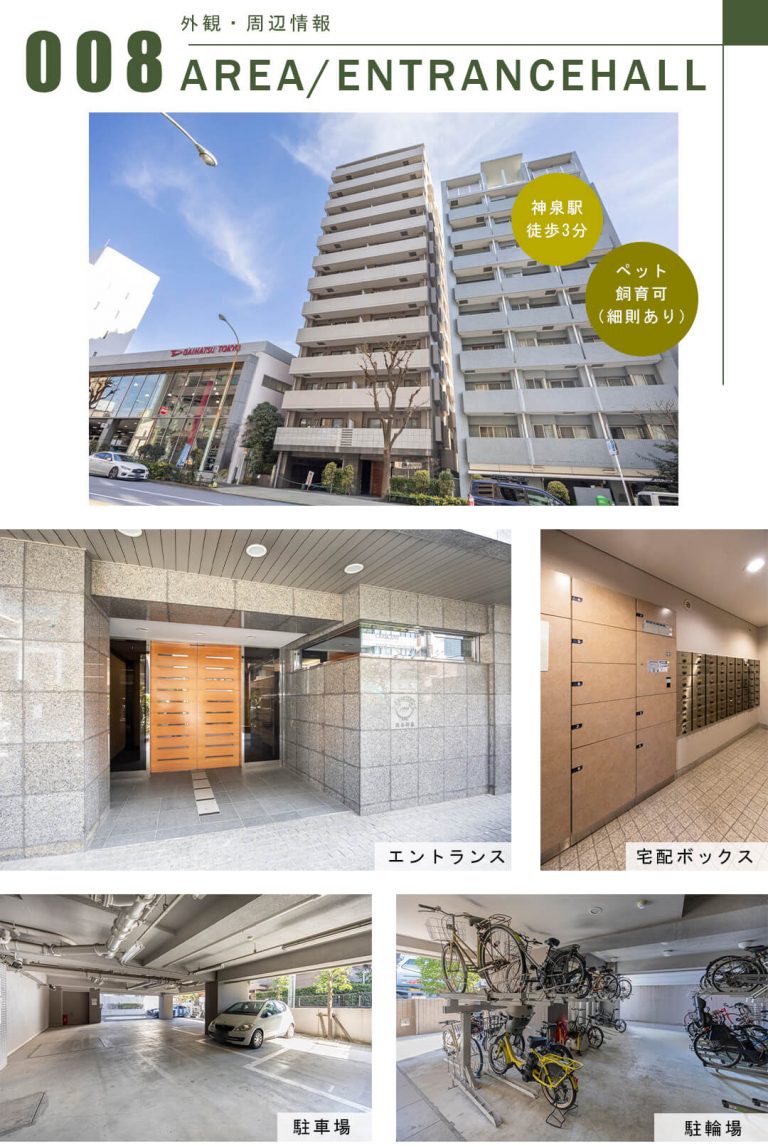 クレッセント渋谷神泉の外観・周辺情報