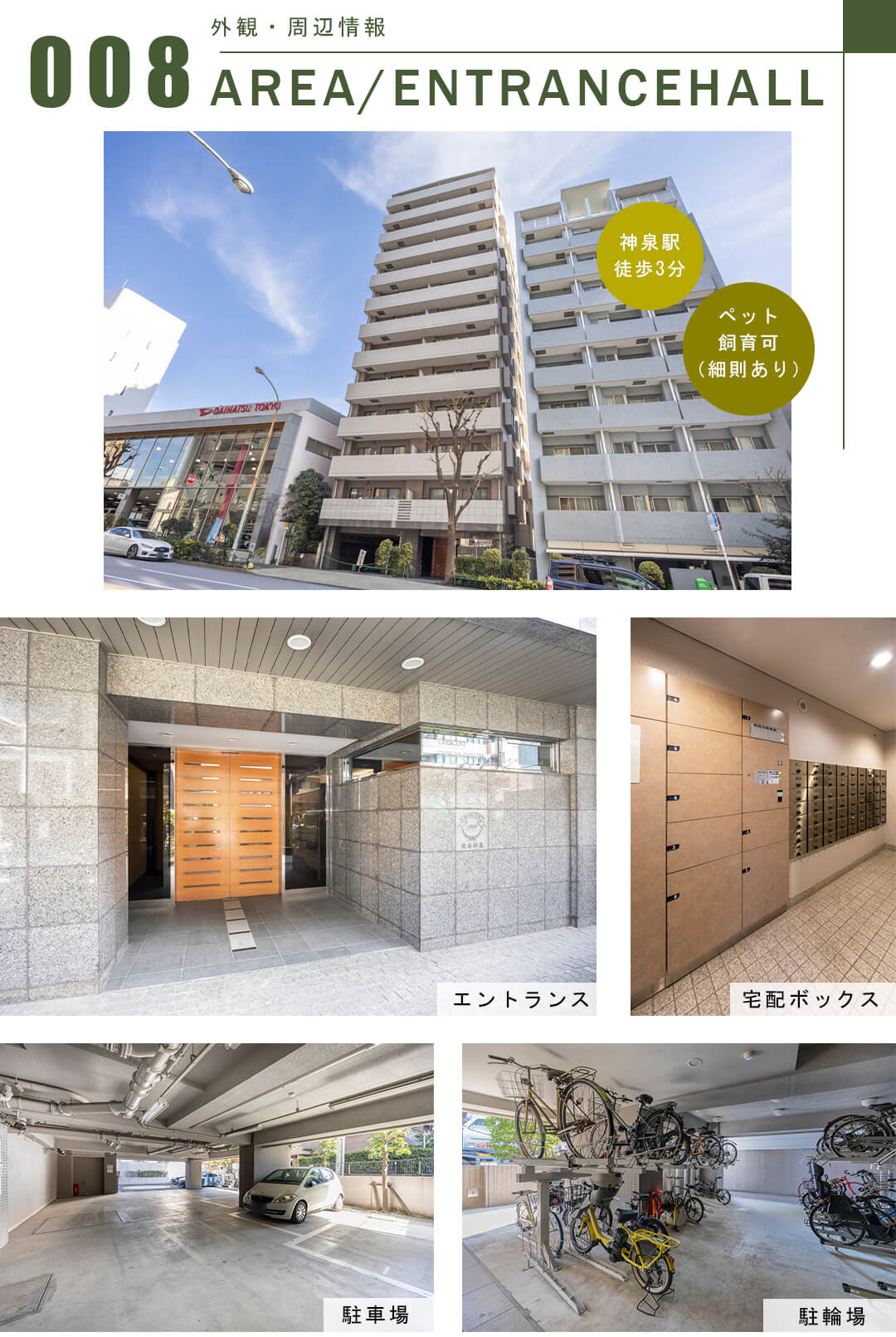 クレッセント渋谷神泉の外観・周辺情報