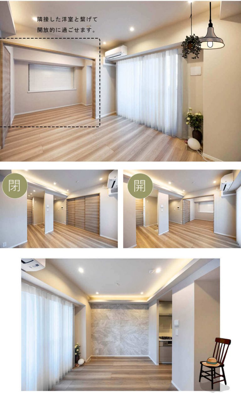 クレッセント渋谷神泉のリビングダイニング