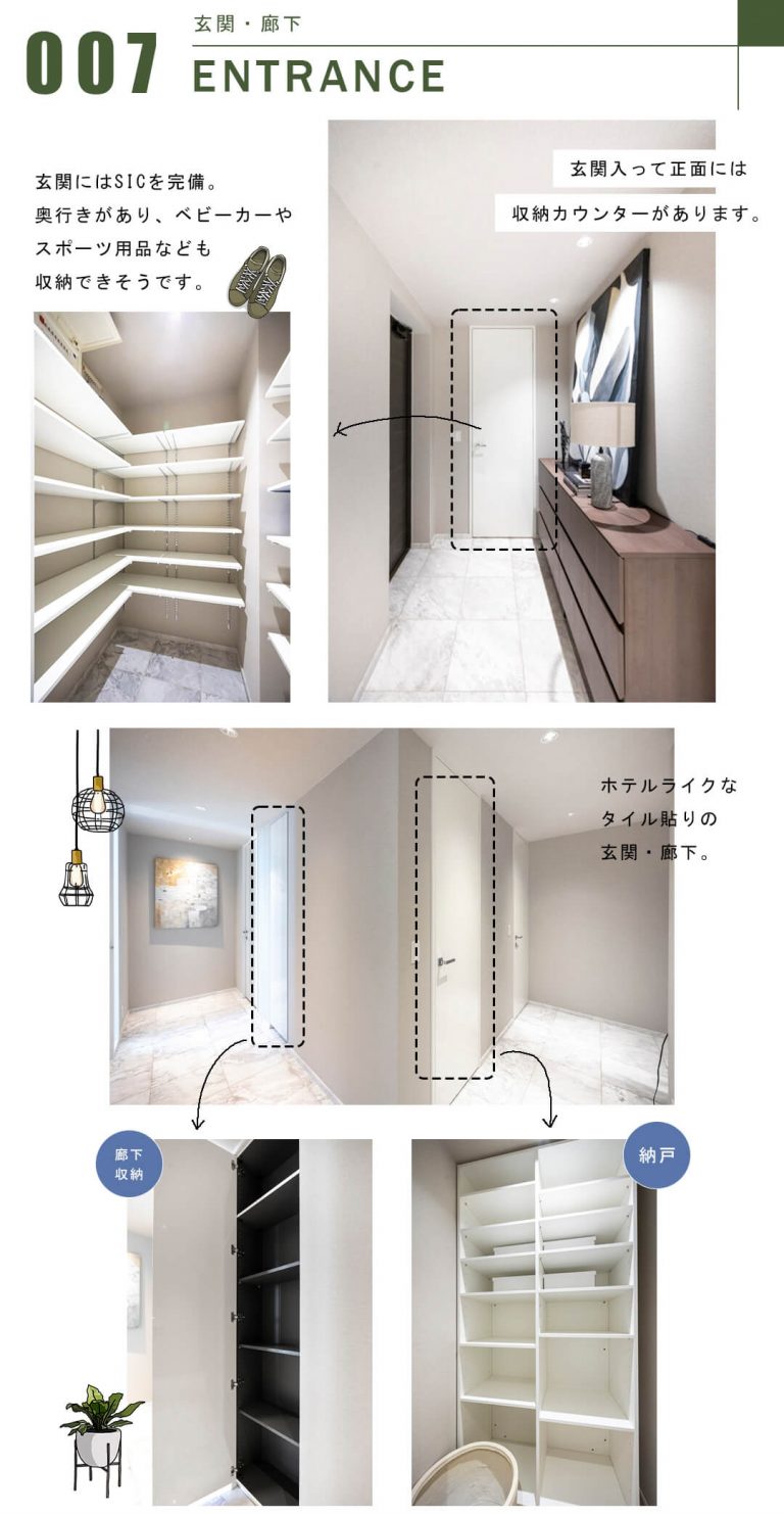 ローレルタワールネ浜松町の玄関・廊下