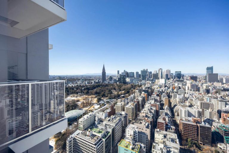 リビングダイニング眺望