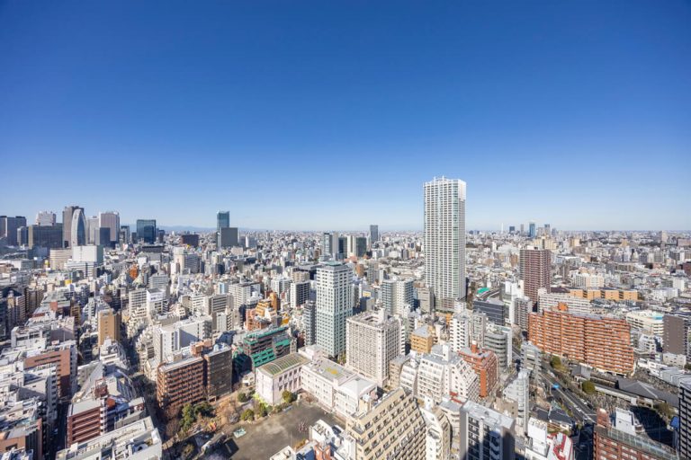 バルコニー眺望（西側）