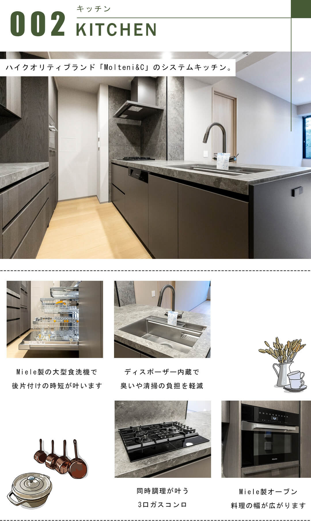 グランドメゾン渋谷大山町のキッチン