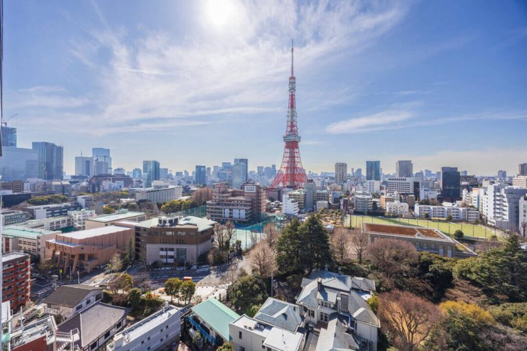 バルコニー眺望 東京タワービュー