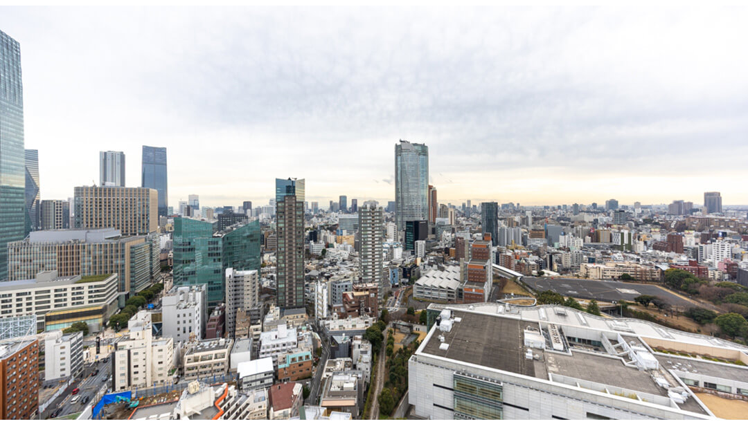 パークコート乃木坂ザタワーのバルコニー