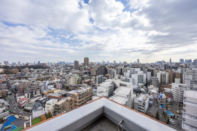 ルーフバルコニー眺望