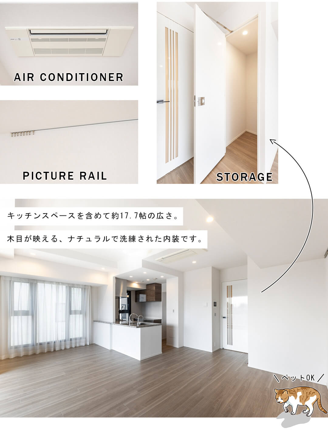 グランドヒルズ南青山のリビングダイニング