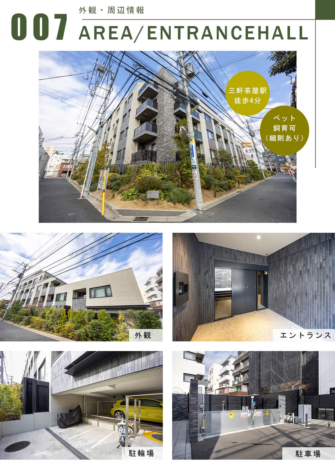 パークホームズ三軒茶屋一丁目の外観・周辺情報