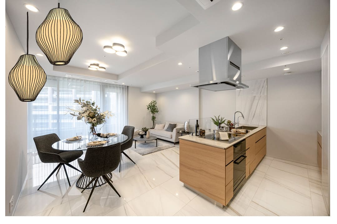 三田ガーデンヒルズEAST HILLのリビングダイニング