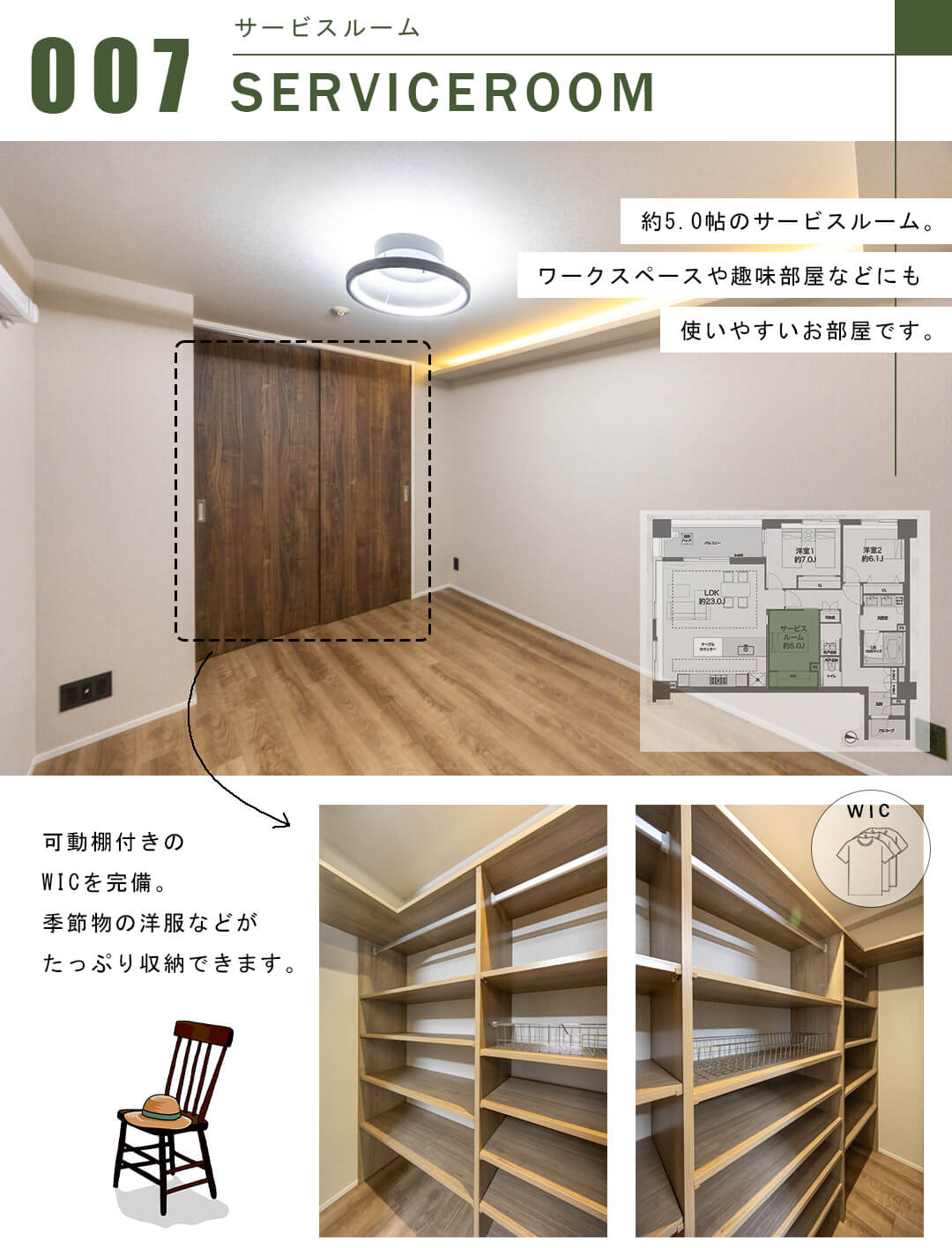 グランフォルム六番町のサービスルーム