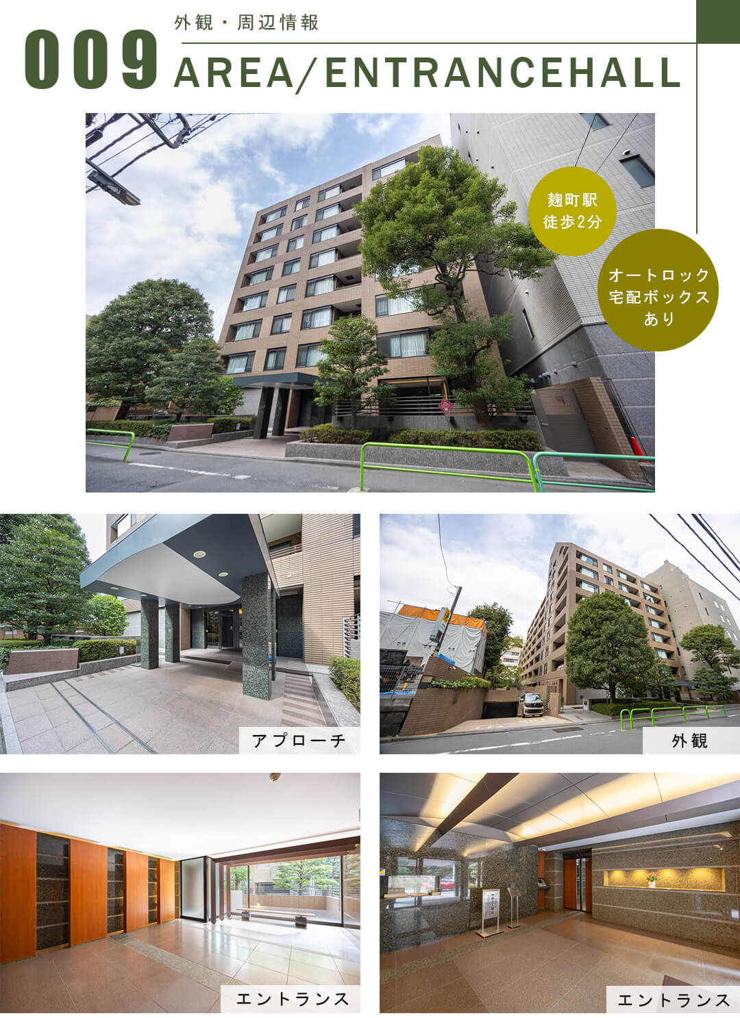 グランフォルム六番町の外観・周辺情報