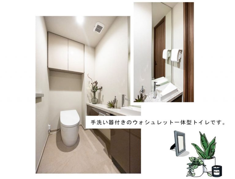 ジオグランデ白金台のトイレ