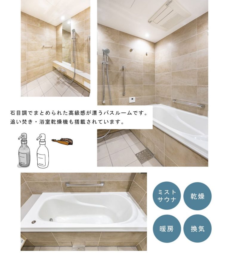 グランドメゾン渋谷大山町の浴室