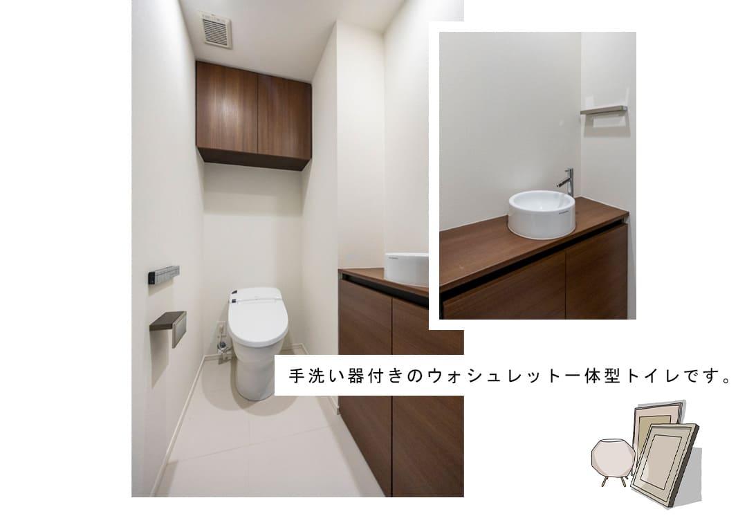 プラウド赤坂のトイレ