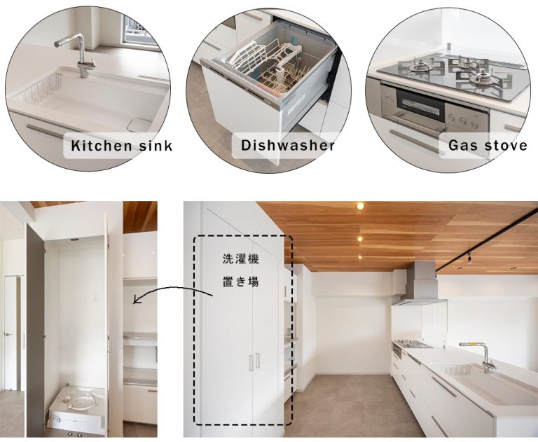 第二白金ハウスのキッチン