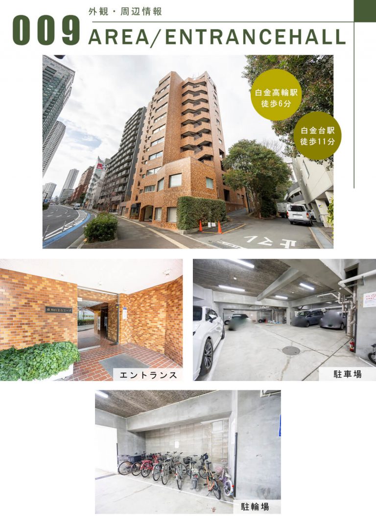 藤和白金台コープの外観・周辺情報