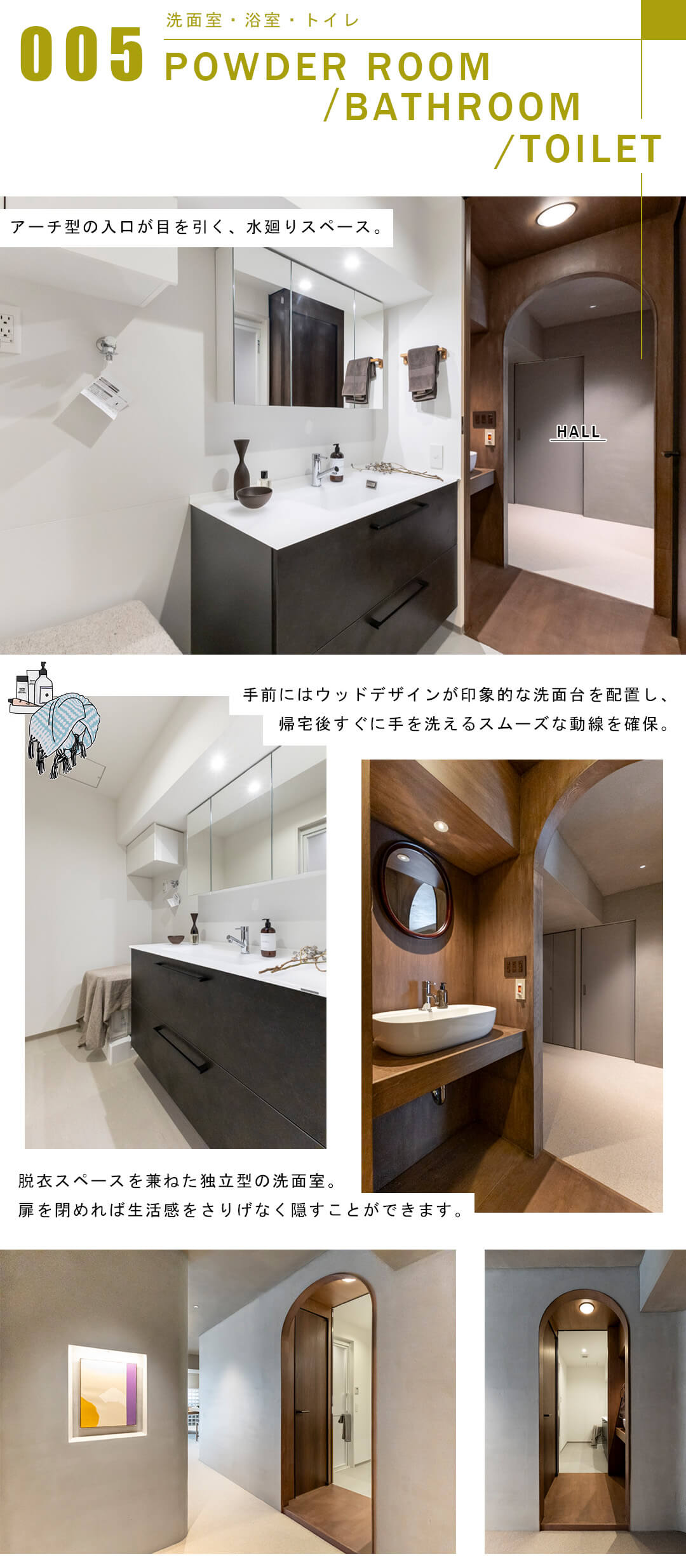 代々木の杜ハイツの洗面室