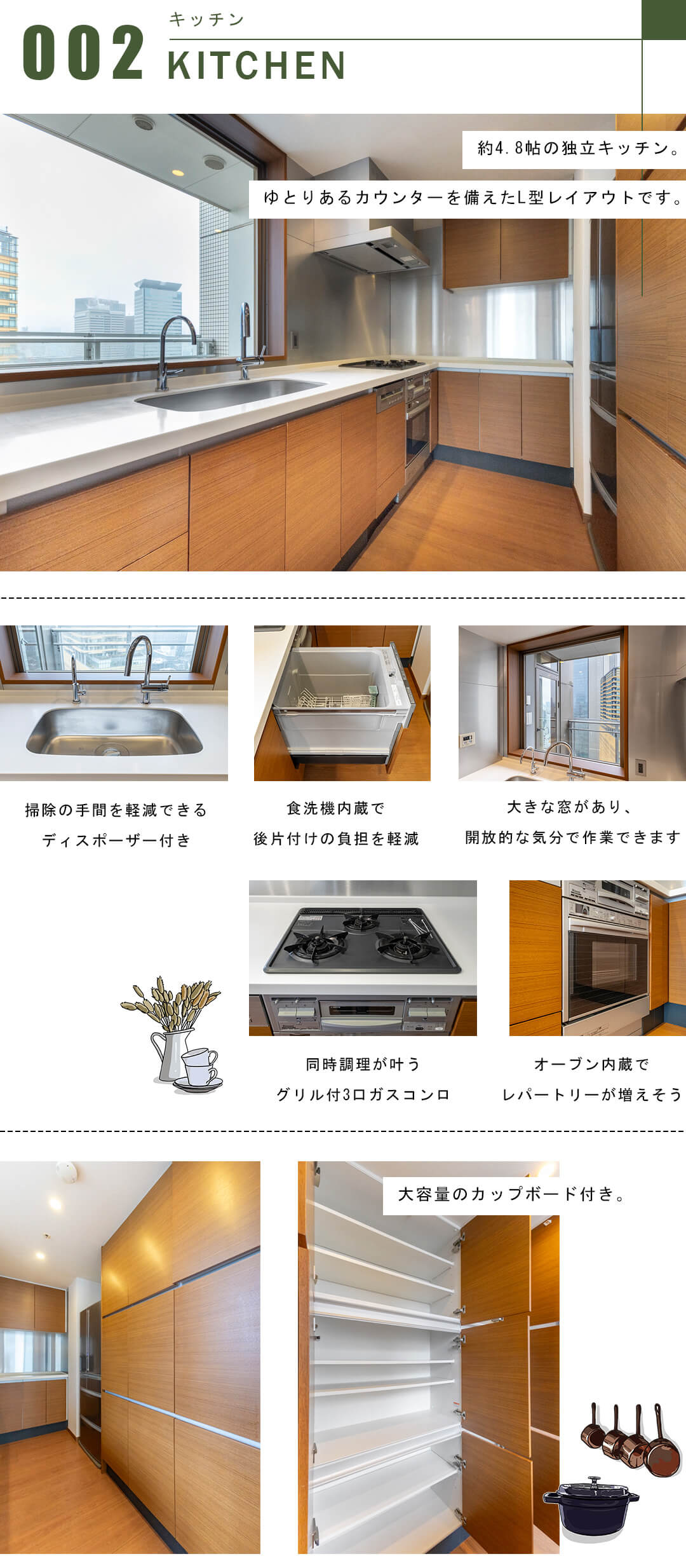 サイオン桜坂のキッチン