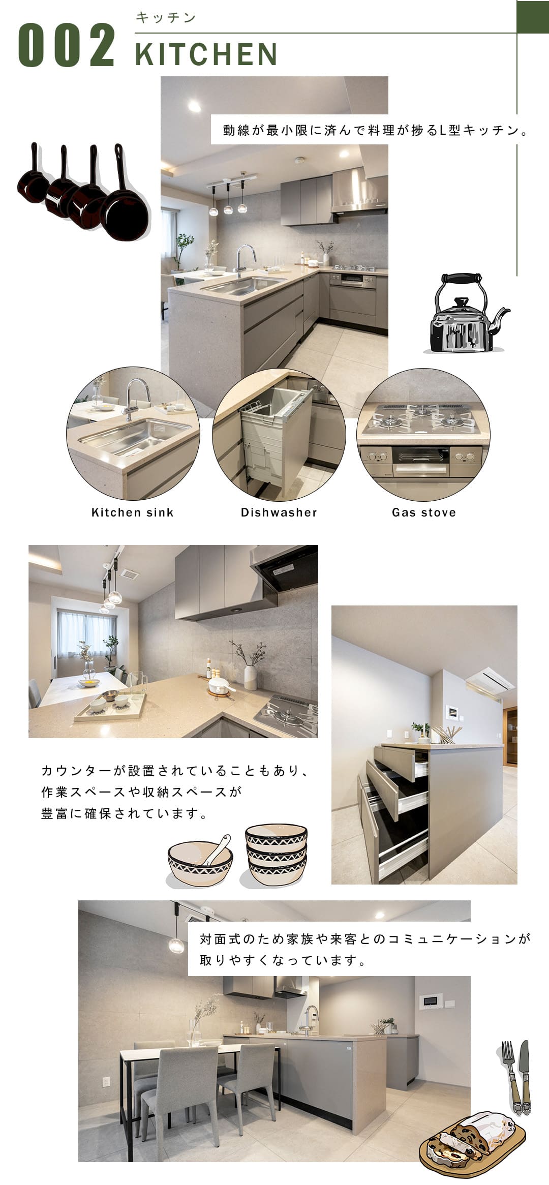 002キッチン,KITCHEN