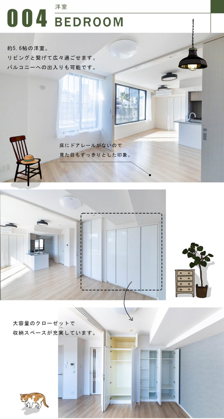 南青山マスターズハウスの洋室