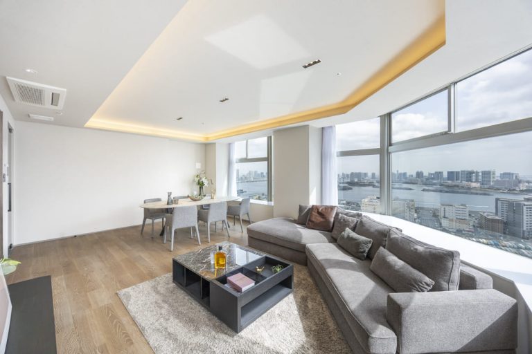 TOKYO SEA SOUTH ブランファーレ　119㎡のゆとりを誇る、31階南東角住戸