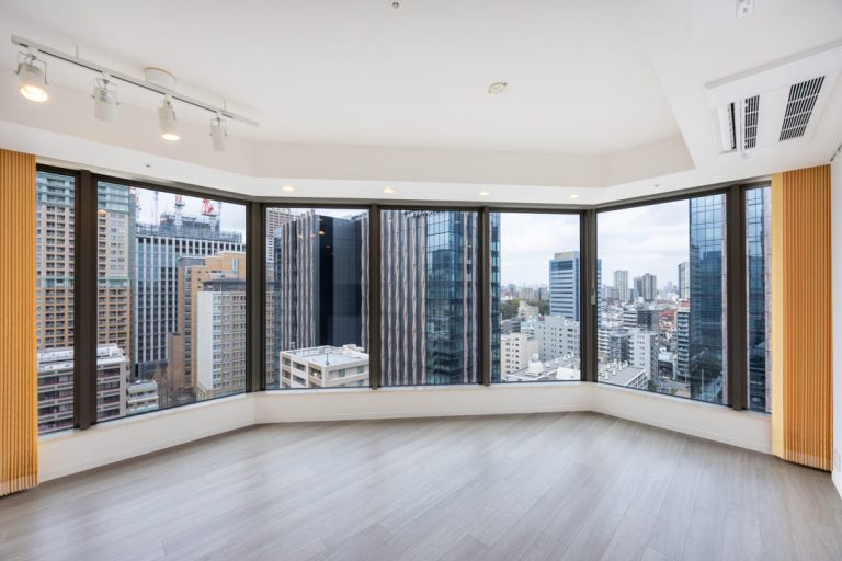 パークシティ大崎ザタワー　開放感に包まれる、16階部分の角部屋3LDK