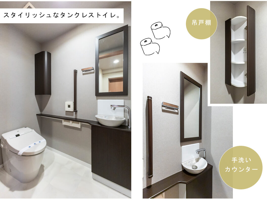 白金HOUSEのトイレ