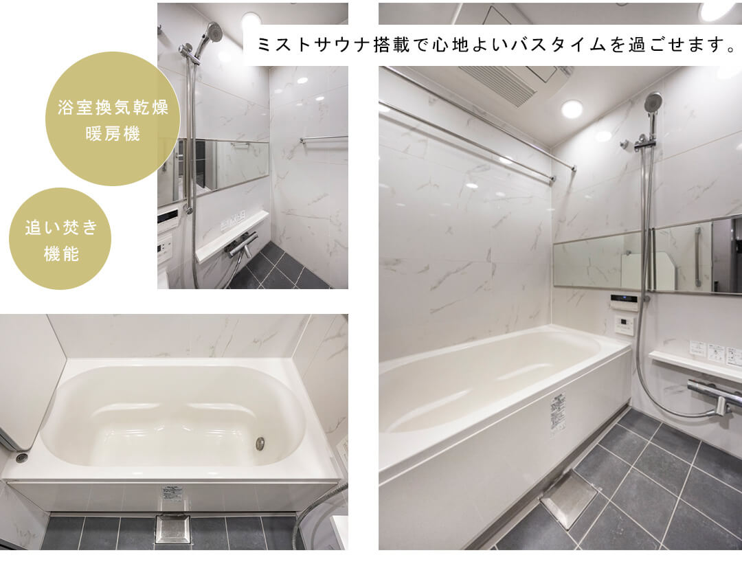 シティタワー・ルフォン九段の杜の浴室