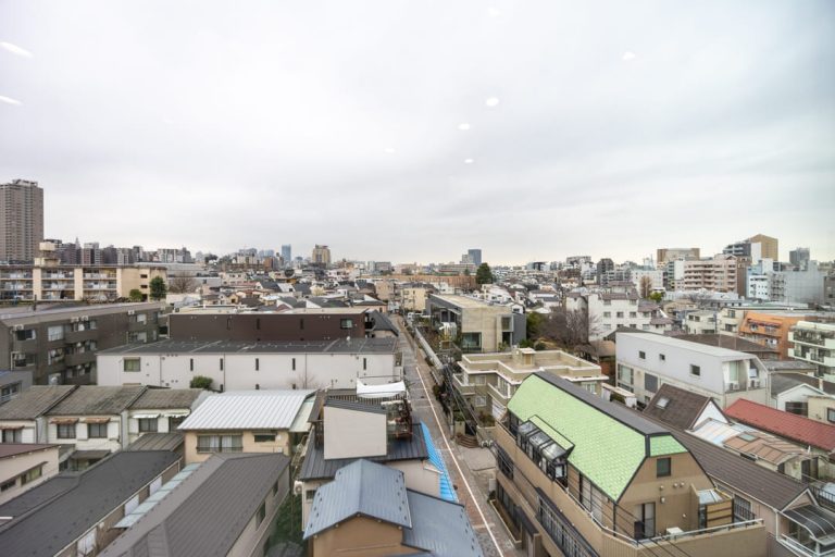 リビングダイニングからの眺望