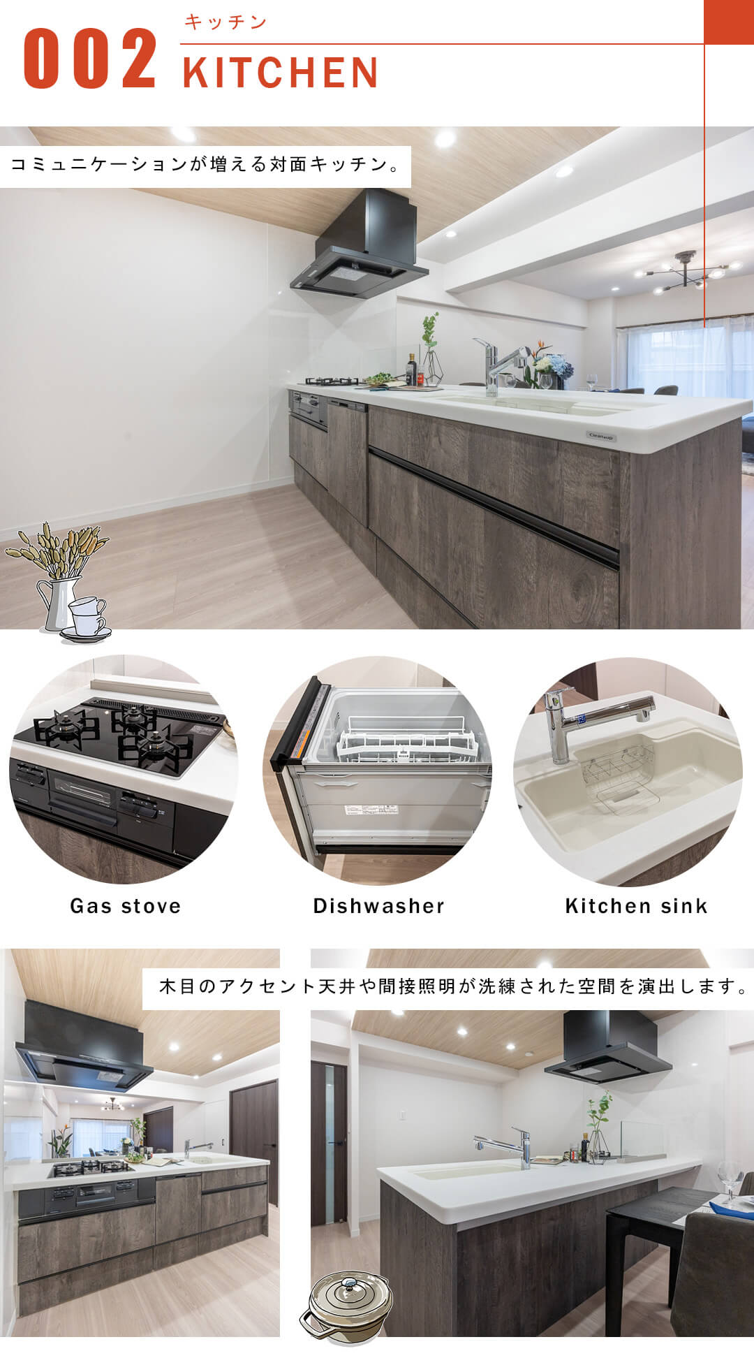 三田ナショナルコートのキッチン