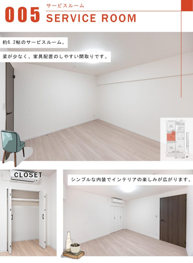 三田ナショナルコートのサービスルーム