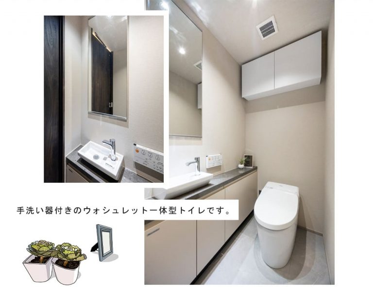 GLOBAL FRONT TOWERのトイレ