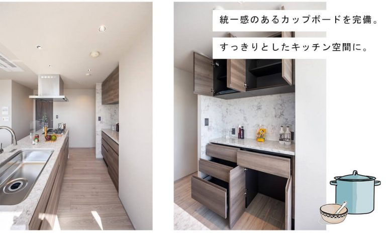 キャピタルゲートプレイスザ・タワーのキッチン