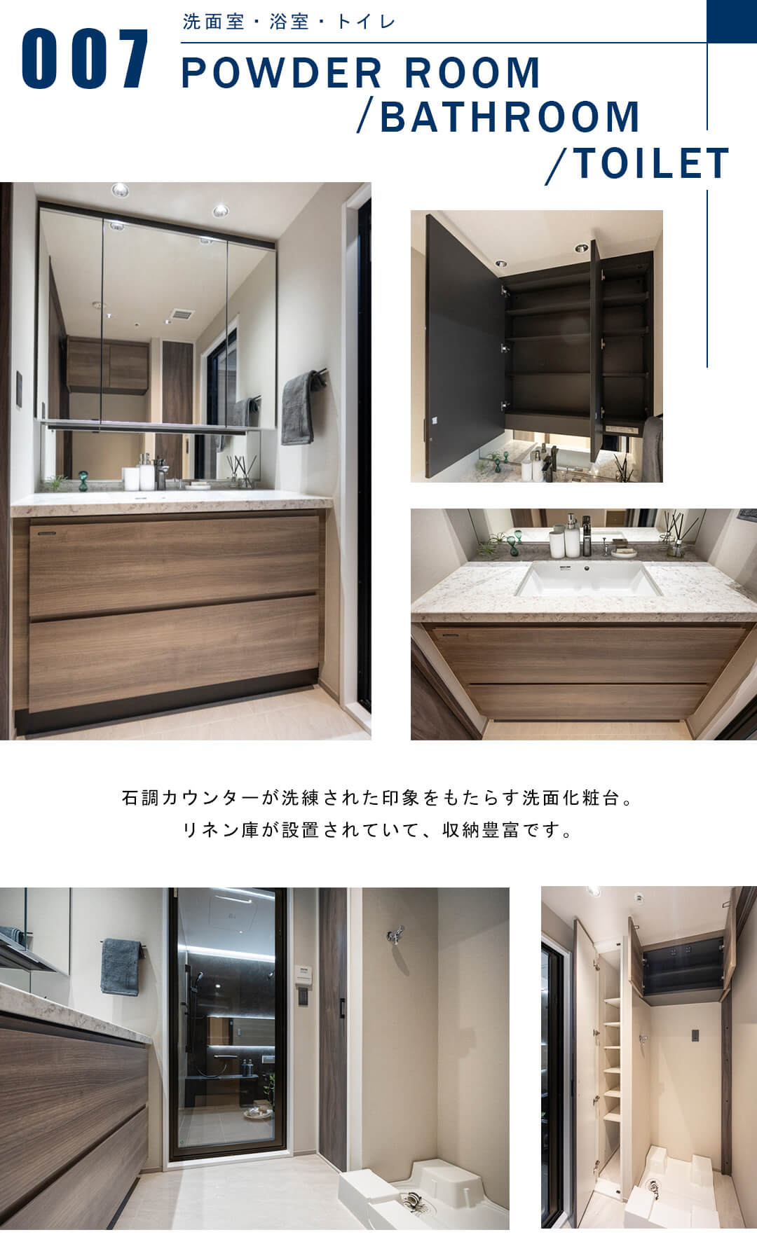 キャピタルゲートプレイスザ・タワーの洗面室