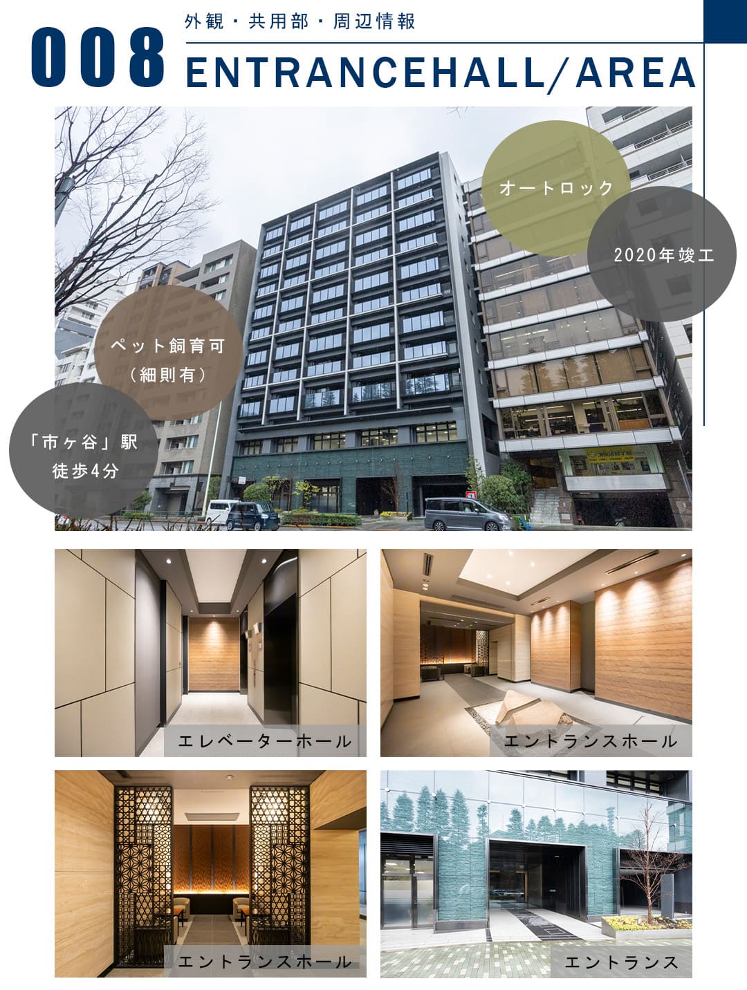 008外観,共用部,周辺情報,ENTRANCEHALL,AREA