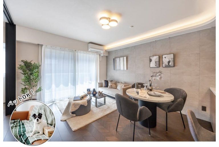 ユニーブル渋谷神南のリビングダイニング