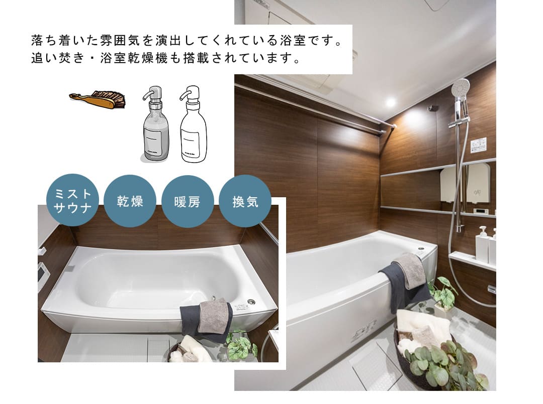 ユニーブル渋谷神南の浴室