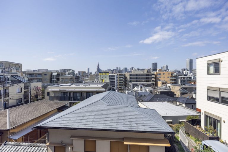 リビングダイニングからの眺望