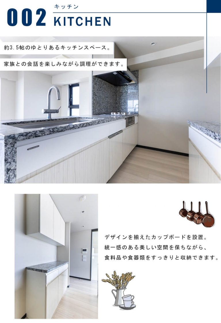 ヴァントヌーベル代々木のキッチン