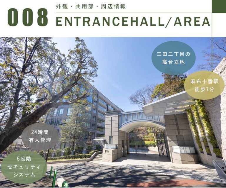 パークマンション三田綱町ザフォレストの外観