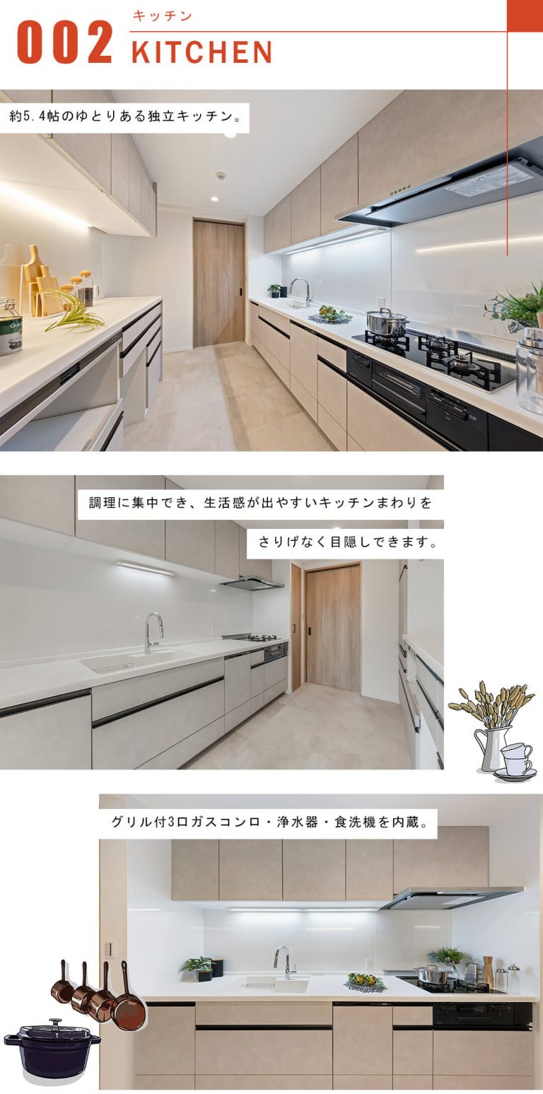 パレロワイヤル目白のキッチン