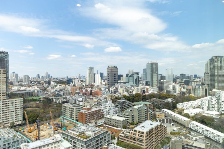 リビングダイニングからの眺望