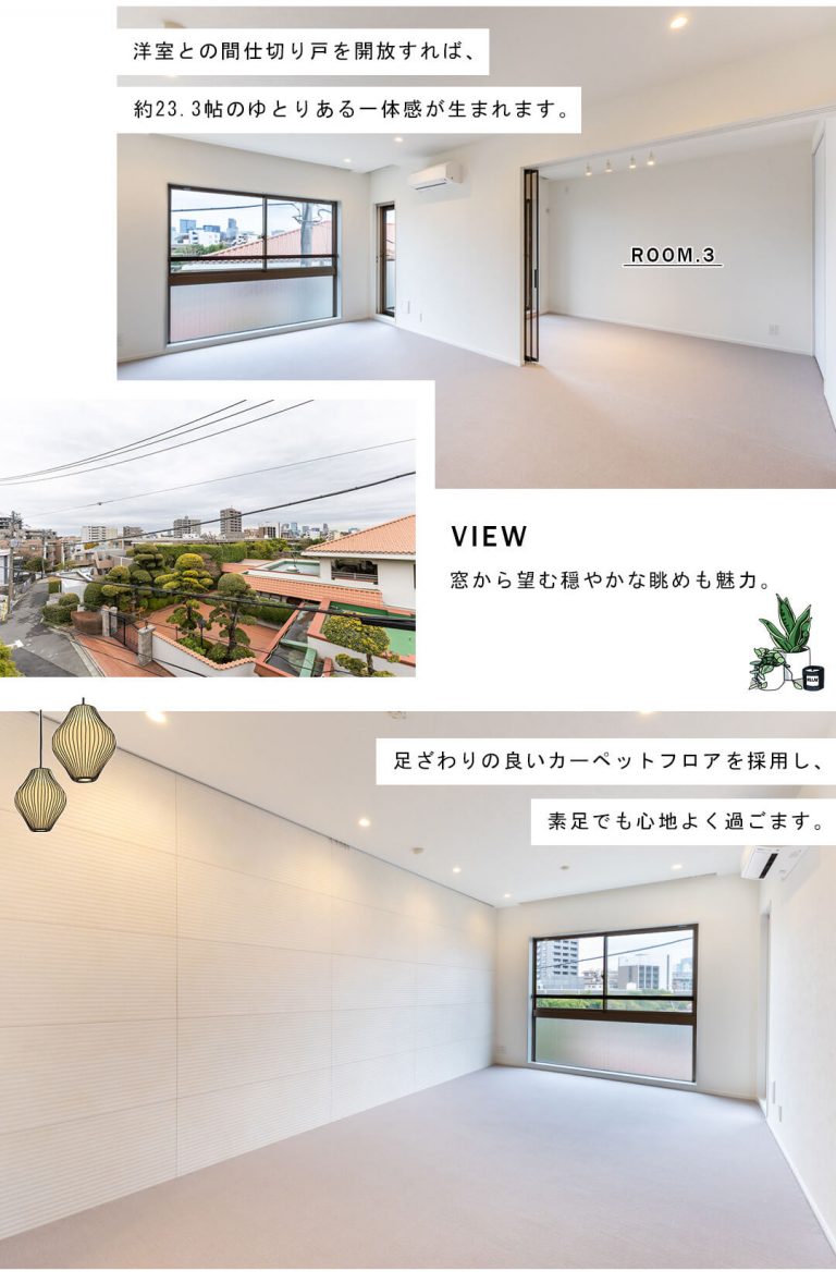 フェアロージュ代々木のリビングダイニング