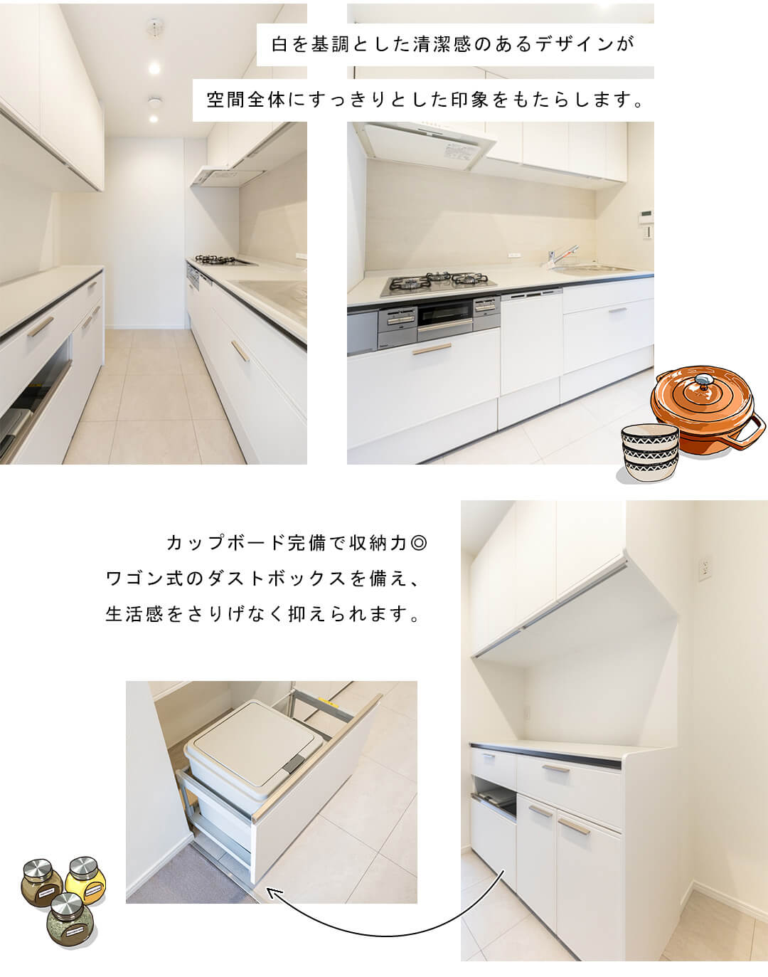 フェアロージュ代々木のキッチン