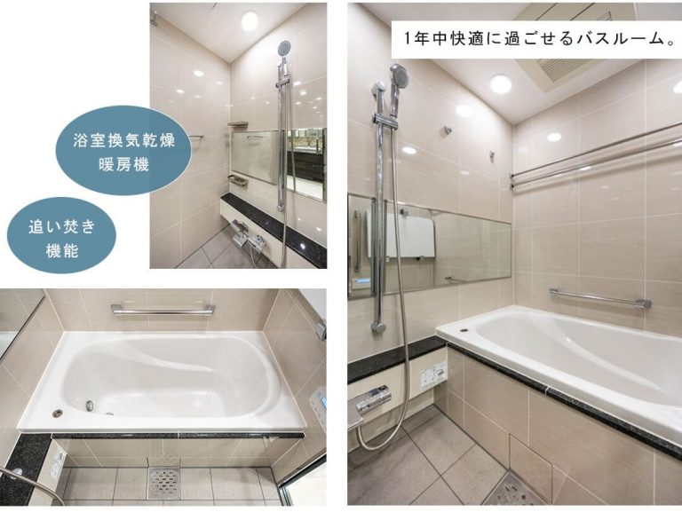 シティタワー虎ノ門の浴室