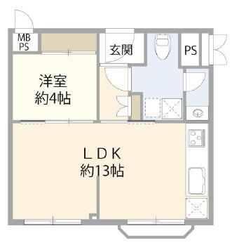 六本木　利便性と静けさを兼ね備えた、低層ヴィンテージ 間取り図